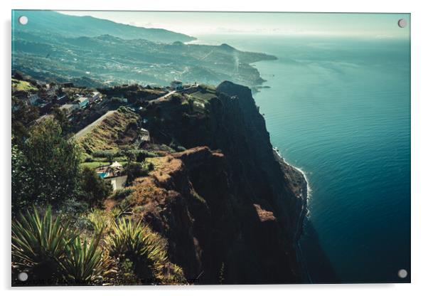 Madeira Island Acrylic by Adam Warren