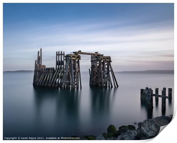 The Old Jetty Print by Kevin Payne
