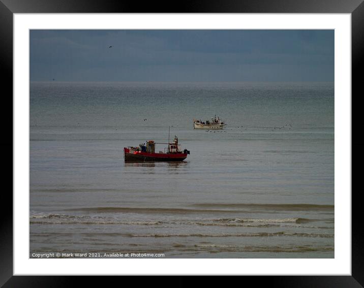 Calm Morning in Hastings Framed Mounted Print by Mark Ward