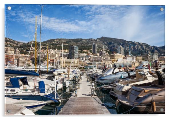 Port of Monaco Acrylic by Artur Bogacki