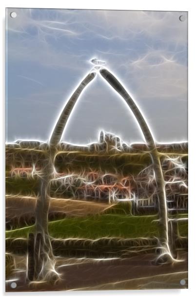 whitby whale bones Acrylic by Northeast Images