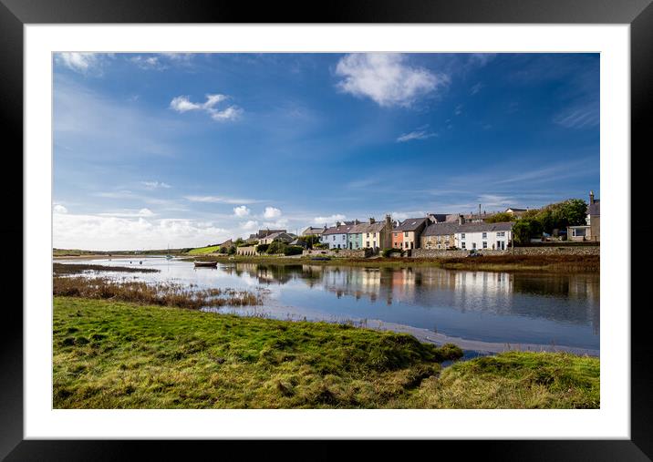 A Picturesque Autumn Day in Aberffraw Framed Mounted Print by Colin Allen