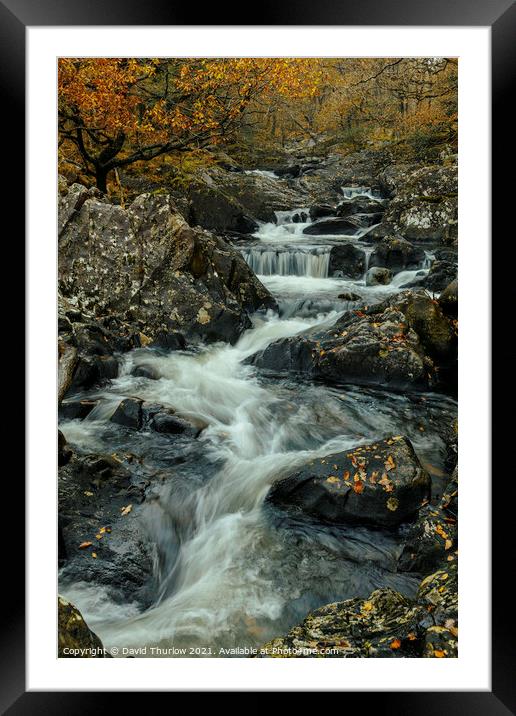 Outdoor water Framed Mounted Print by David Thurlow