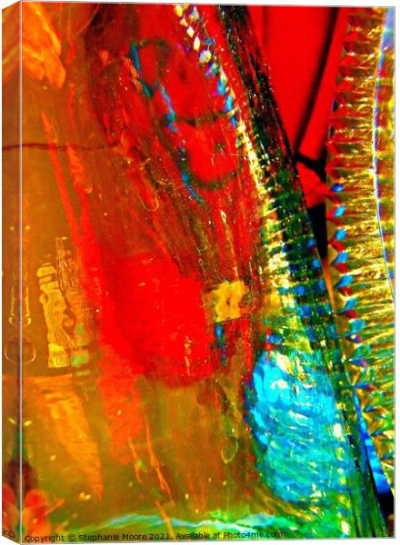Bright Abstract Photograph Canvas Print by Stephanie Moore