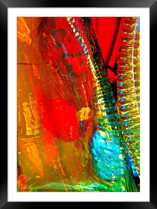 Bright Abstract Photograph Framed Mounted Print by Stephanie Moore