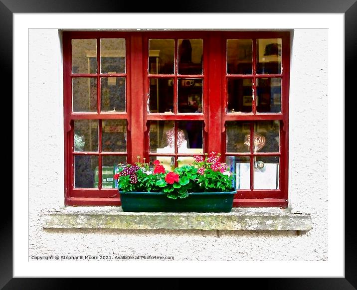 Irish Gift Shop Window Framed Mounted Print by Stephanie Moore