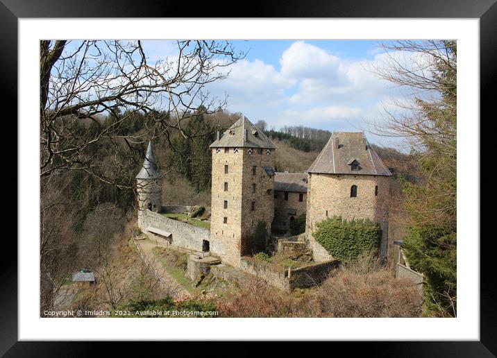 Reinhardstein Castle, near Malmedy, Belgium Framed Mounted Print by Imladris 