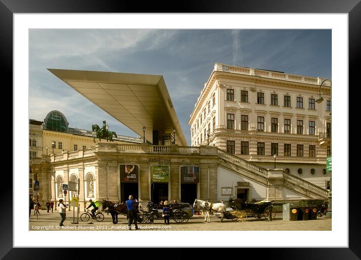 The Albertina Museum, Vienna. Framed Mounted Print by Robert Murray