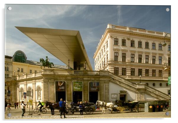 The Albertina Museum, Vienna. Acrylic by Robert Murray