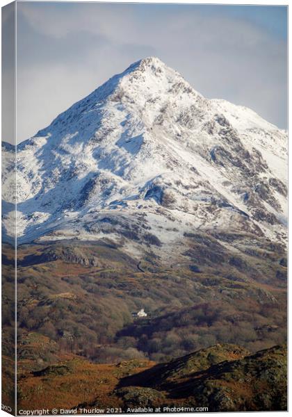 Outdoor mountain Canvas Print by David Thurlow