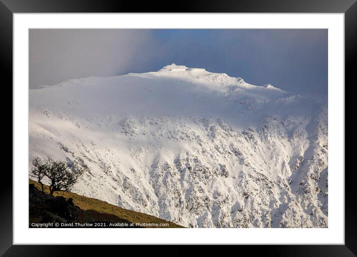 Outdoor mountain Framed Mounted Print by David Thurlow