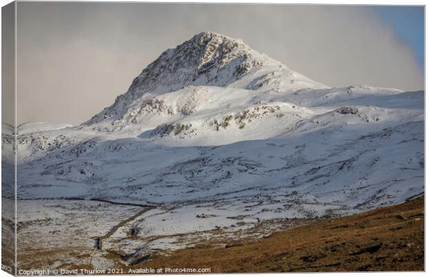 Outdoor mountain Canvas Print by David Thurlow