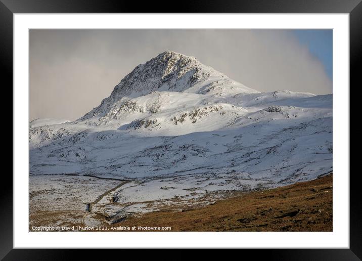 Outdoor mountain Framed Mounted Print by David Thurlow