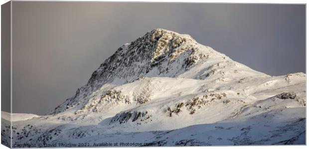 Outdoor mountain Canvas Print by David Thurlow