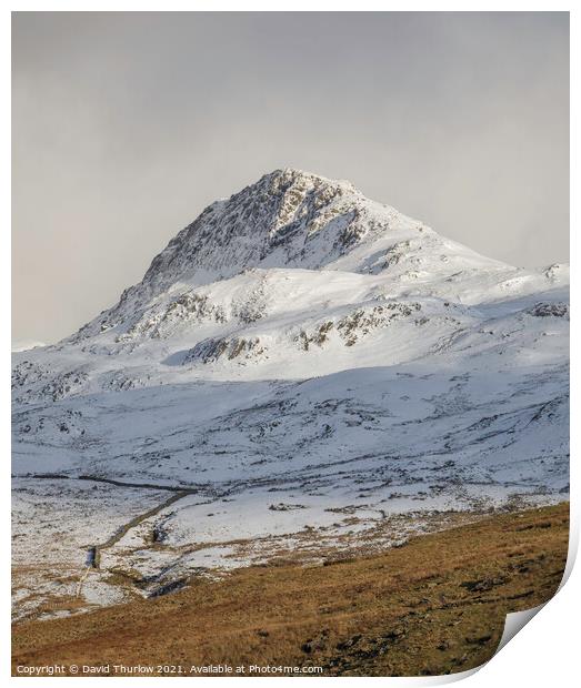 Outdoor mountain Print by David Thurlow