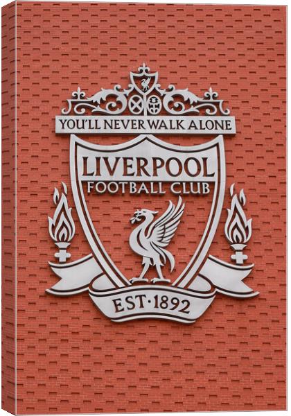 Anfield Wall Liverpool FC Canvas Print by Picture Wizard