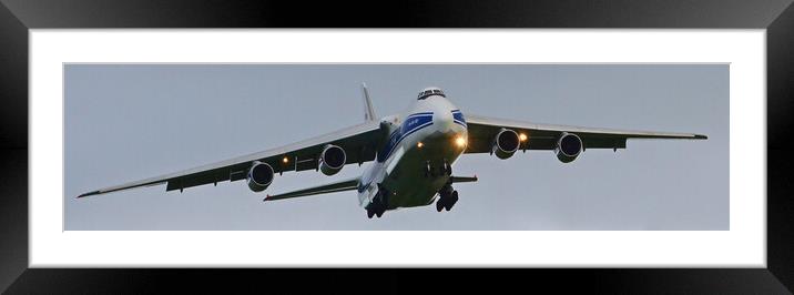 Antonov 124 Ruslan Volga Dnepr Framed Mounted Print by Allan Durward Photography