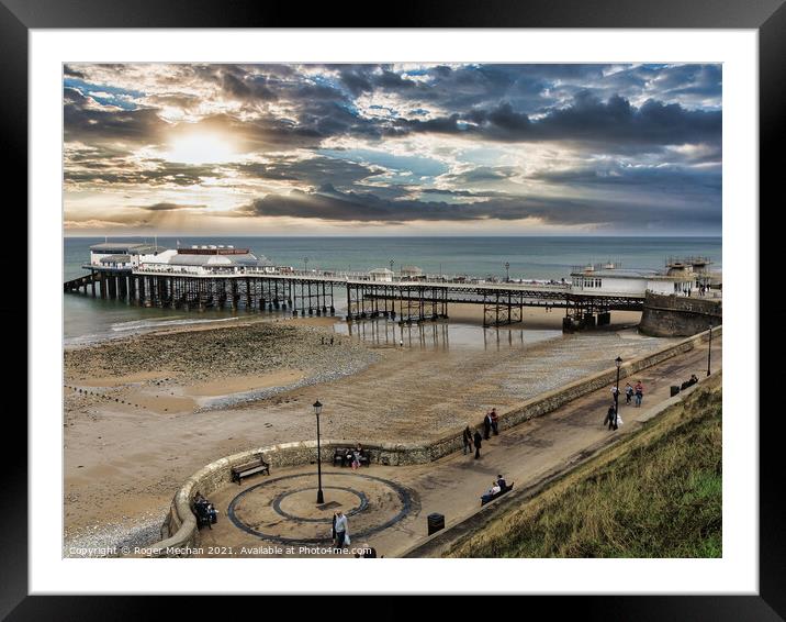 Cromer Pier - A Captivating Seaside Scene Framed Mounted Print by Roger Mechan