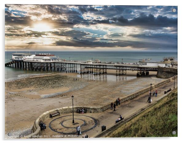 Cromer Pier - A Captivating Seaside Scene Acrylic by Roger Mechan