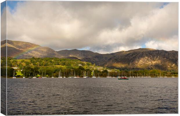 Outdoor on Coniston Canvas Print by Mike Hughes