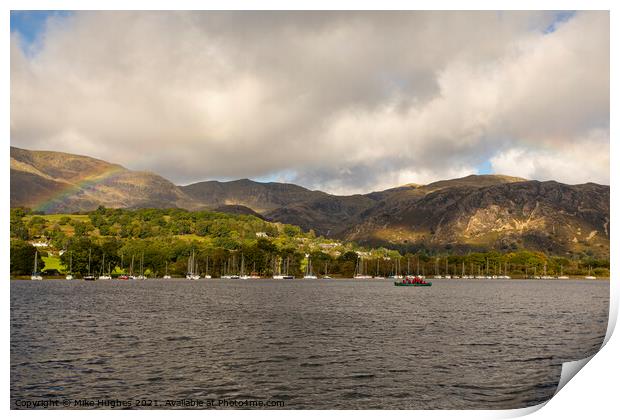 Outdoor on Coniston Print by Mike Hughes