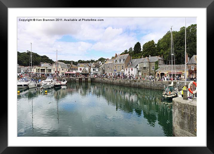 Padstow Harbour Cornwall Framed Mounted Print by Oxon Images