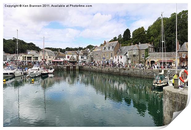 Padstow Harbour Cornwall Print by Oxon Images