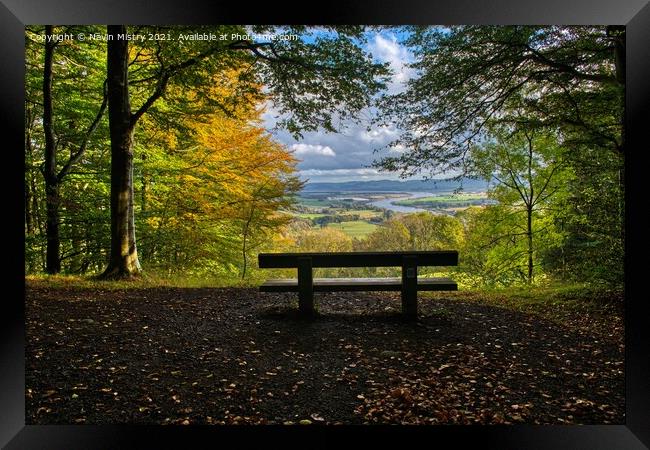 Kinnoull Hill Viewpoint, Perth, Scotland Framed Print by Navin Mistry