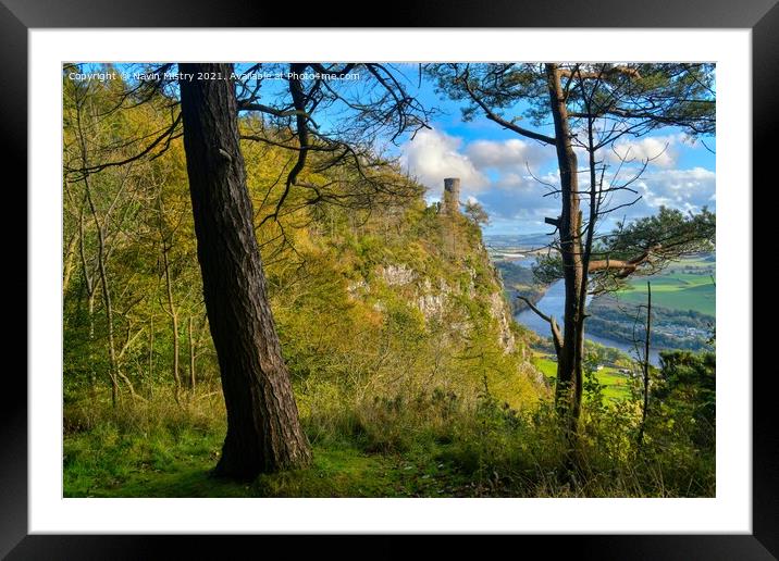 Kinnoull Tower and the River Tay, Perth, Scotland Framed Mounted Print by Navin Mistry