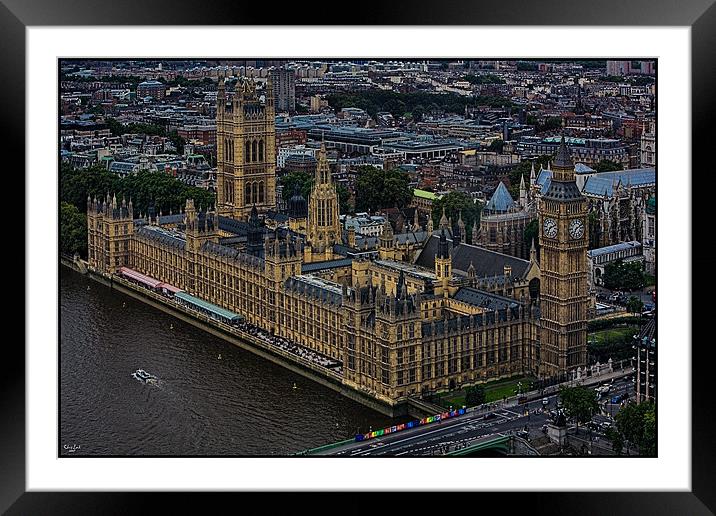 Houses of Parliament Framed Mounted Print by Chris Lord