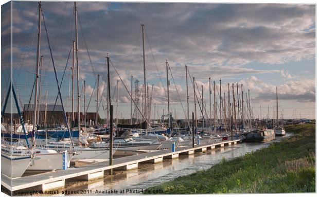 conyer marina Canvas Print by russell adcock