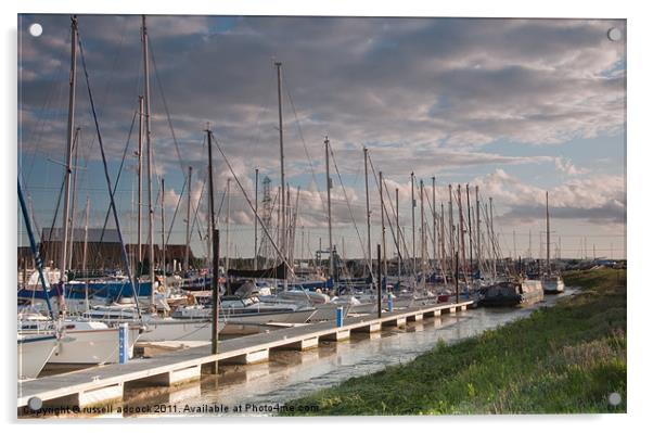 conyer marina Acrylic by russell adcock