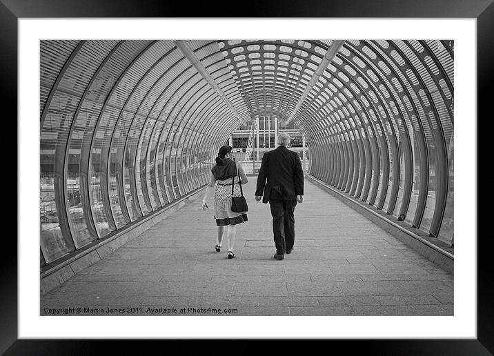 Walking the Tube Framed Mounted Print by K7 Photography
