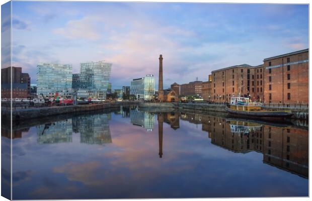 Liverpool Waterfront Canvas Print by Picture Wizard