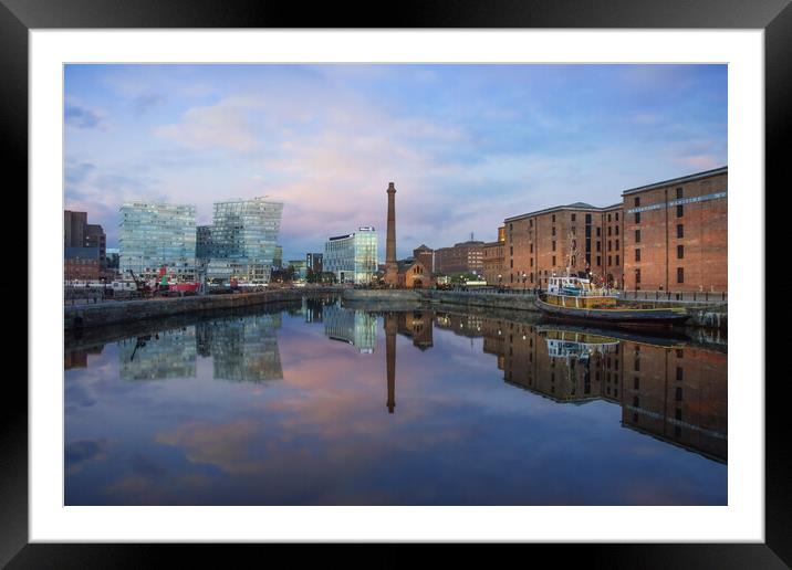 Liverpool Waterfront Framed Mounted Print by Picture Wizard