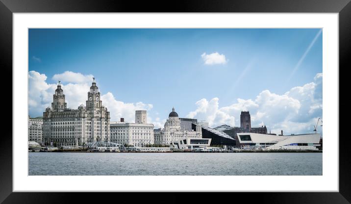 Liverpool Waterfront Framed Mounted Print by Picture Wizard