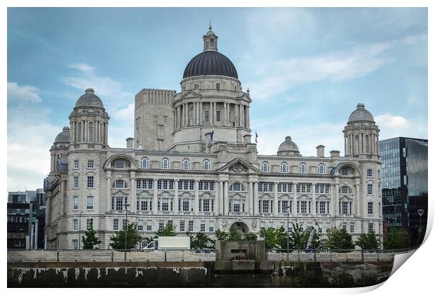 The Port Of Liverpool Building Print by Picture Wizard