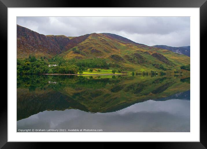 Buttermere Lake District Framed Mounted Print by Graham Lathbury