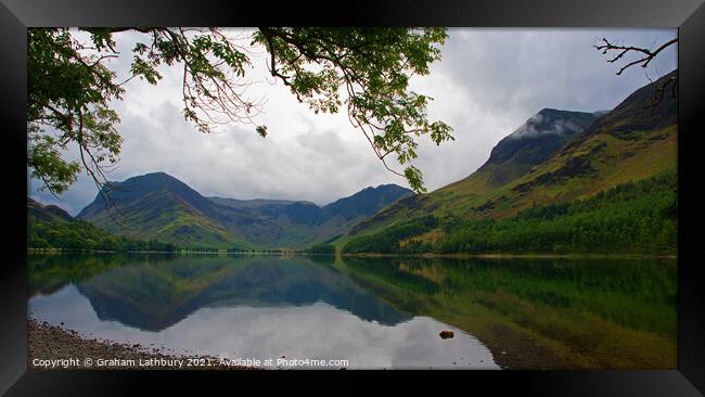Buttermere Lake District Framed Print by Graham Lathbury