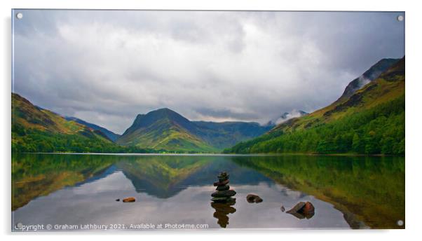 Buttermere, Lake District Acrylic by Graham Lathbury