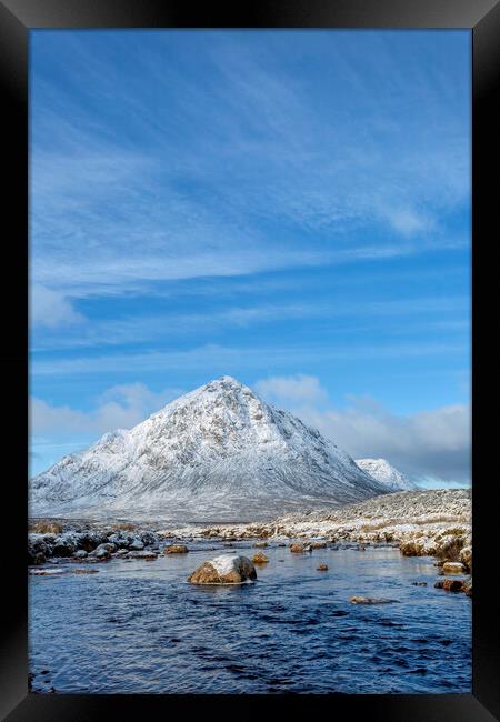 The Buachaille Etive Mor  Framed Print by Derek Beattie