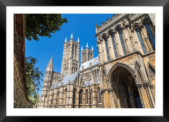 Lincoln cathedral HDR Framed Mounted Print by Jason Wells