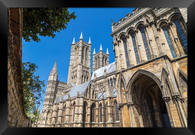 Lincoln cathedral HDR Framed Print by Jason Wells