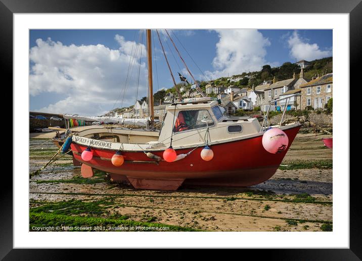 Dolly of Mousehole Framed Mounted Print by Heidi Stewart