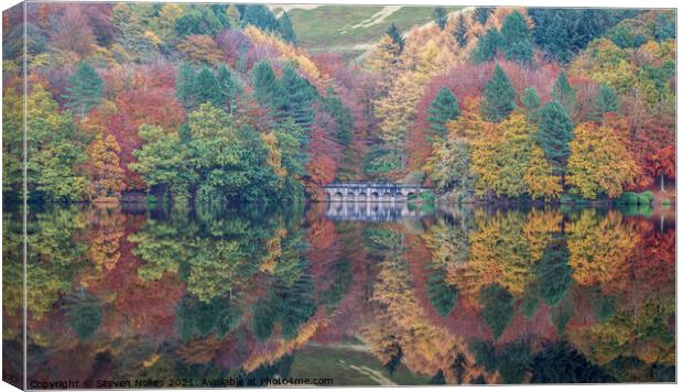 Serene Autumn Bliss Canvas Print by Steven Nokes