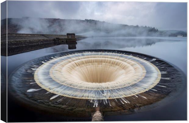 The Mysterious Plughole Canvas Print by Steven Nokes