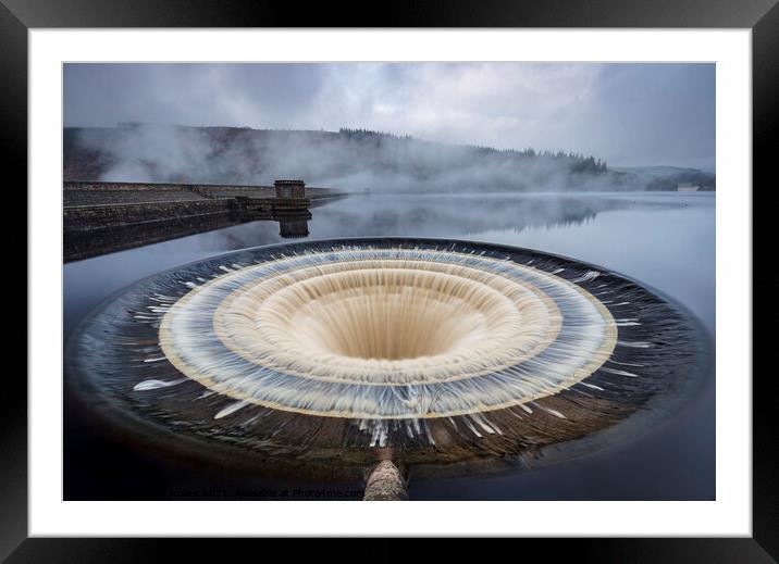 The Mysterious Plughole Framed Mounted Print by Steven Nokes