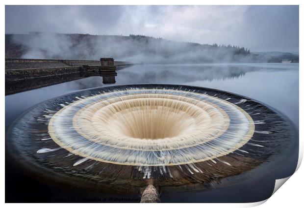 The Mysterious Plughole Print by Steven Nokes