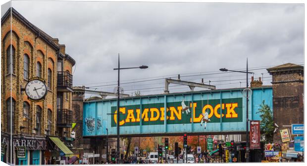 Camden Town by day Canvas Print by Jason Wells