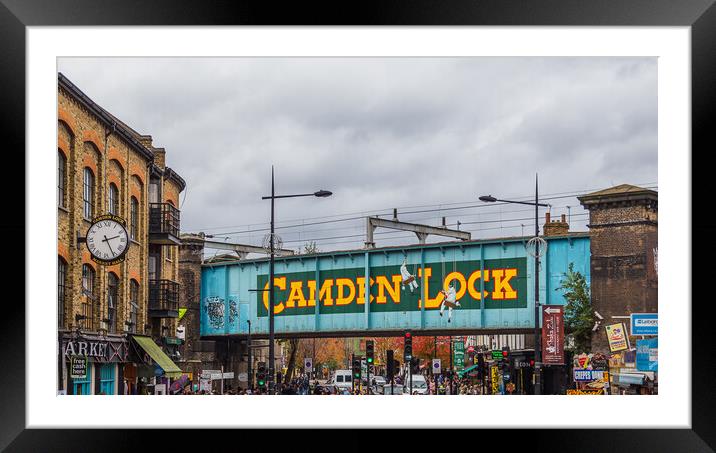 Camden Town by day Framed Mounted Print by Jason Wells